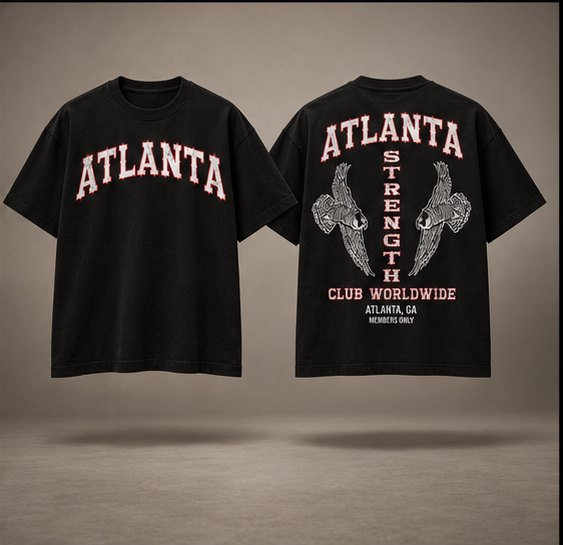 Atlanta Strength Club Tee view 2