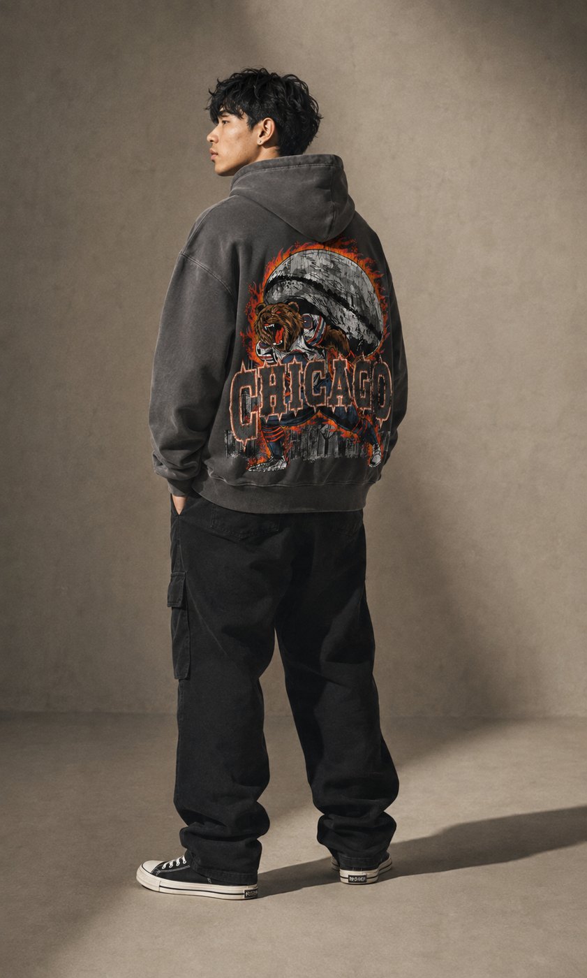 Liam Park — Chicago World Tour hoodie, back graphic