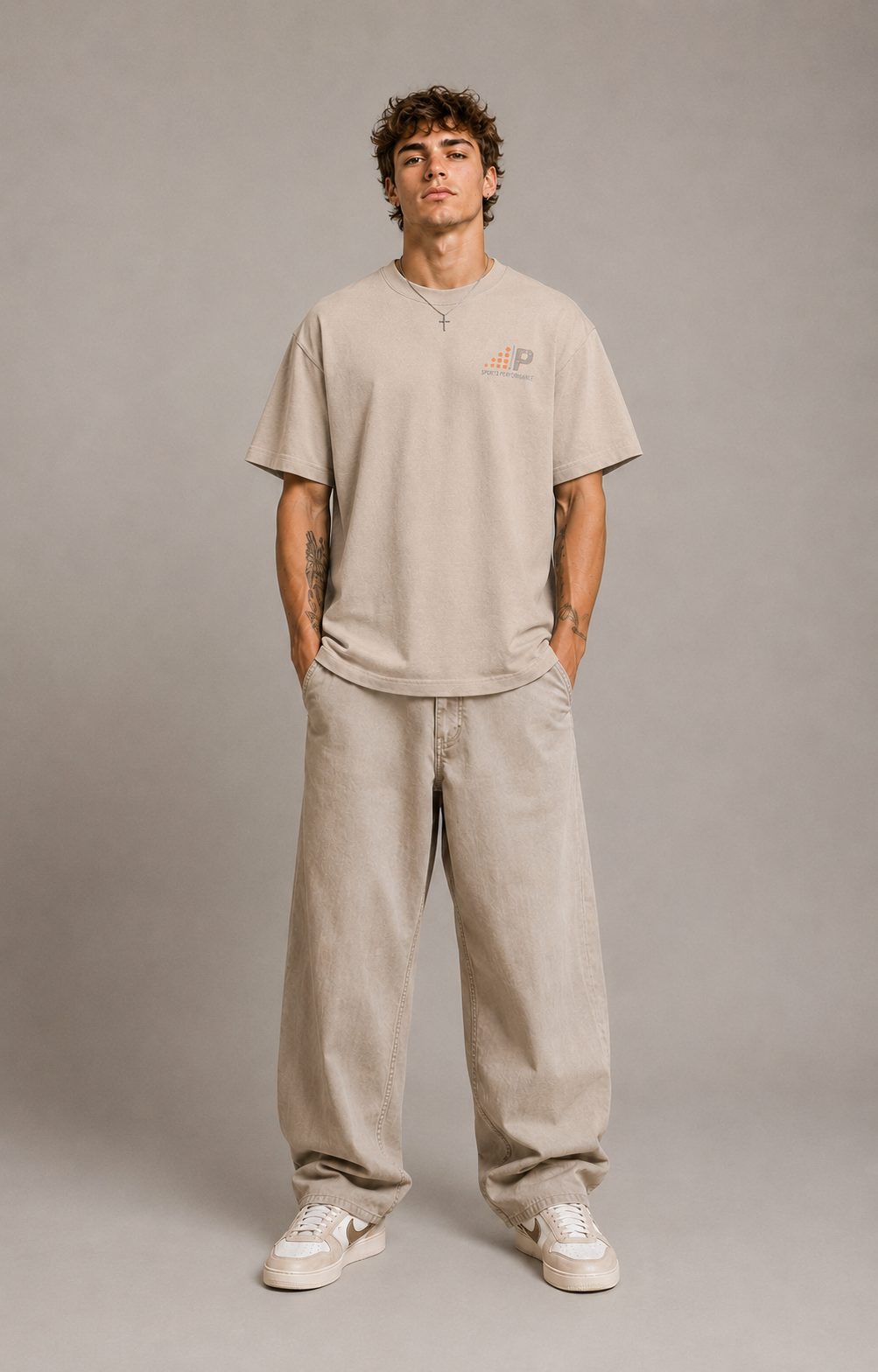 WAYCO Tee in Almond
