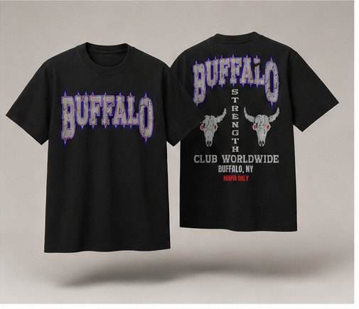 Buffalo Strength Club Tee view 2