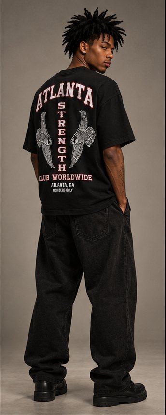 Atlanta Strength Club Tee — back