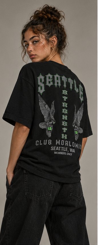 Seattle Strength Club Tee — back