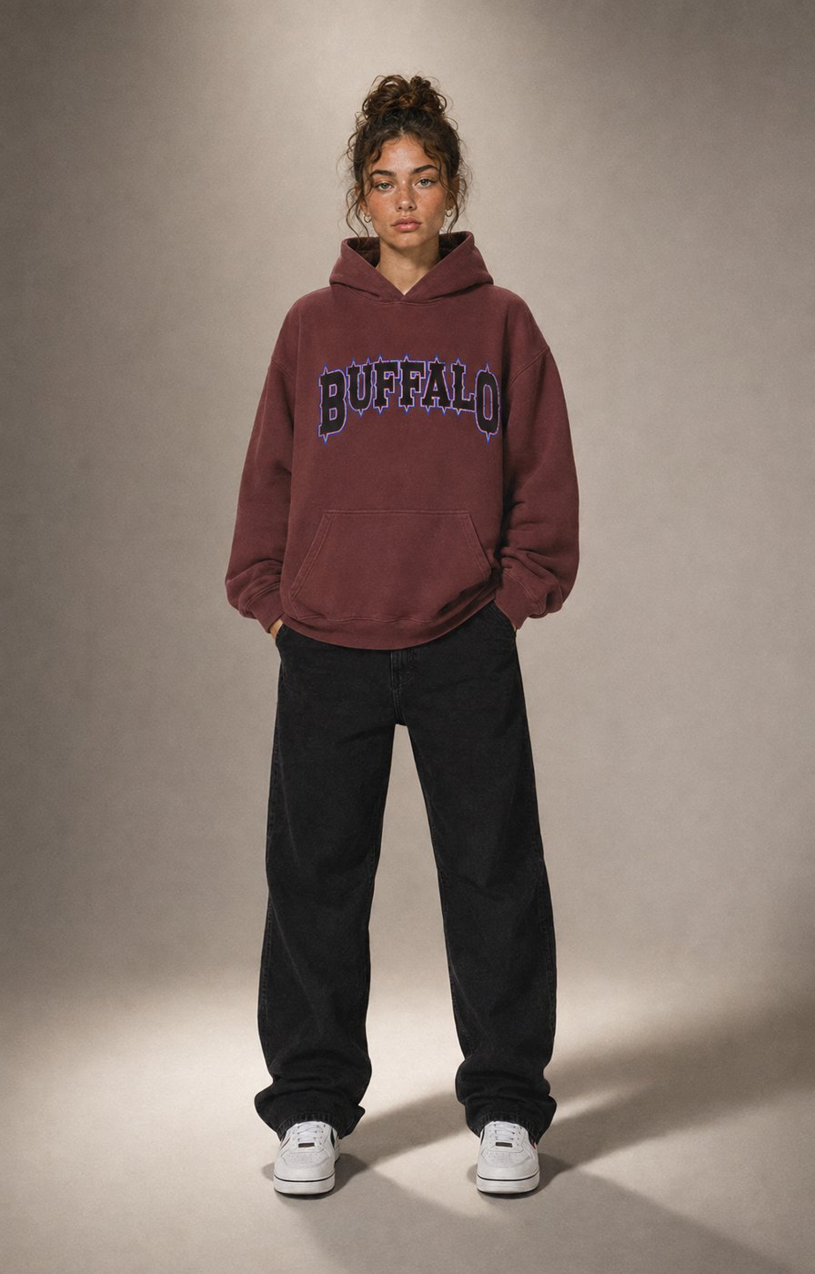 Sienna Blake — Buffalo World Tour hoodie, front