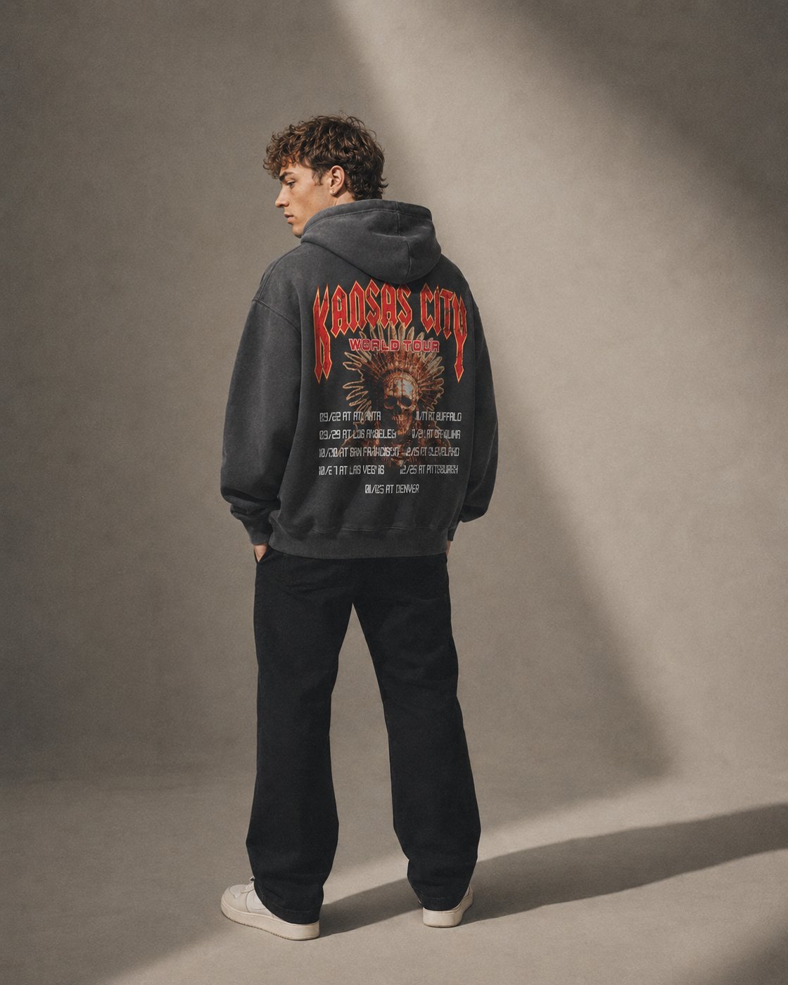 Mason Carter — Kansas City World Tour hoodie, back graphic