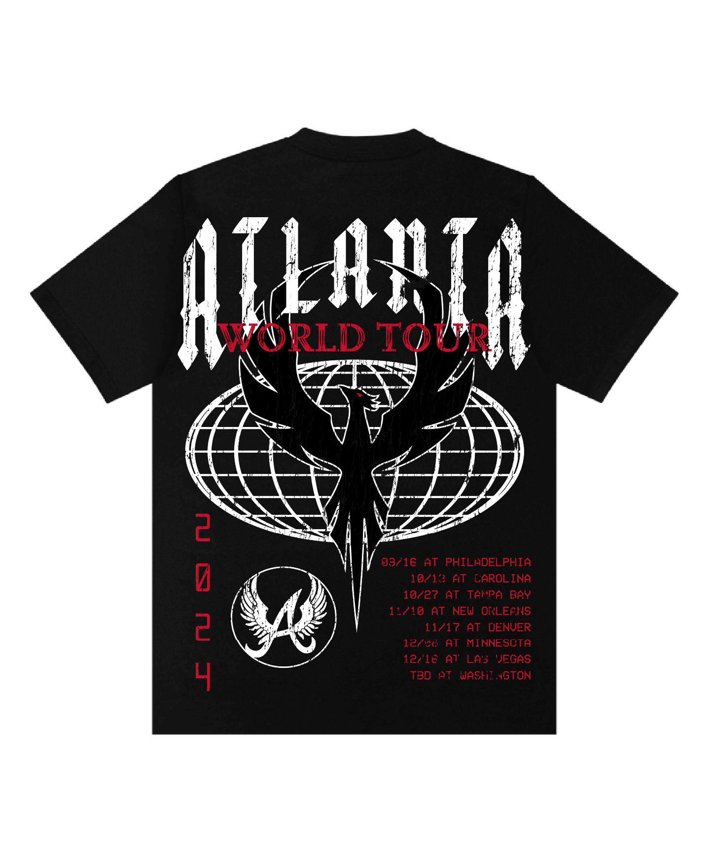 Atlanta World Tour Black Tee