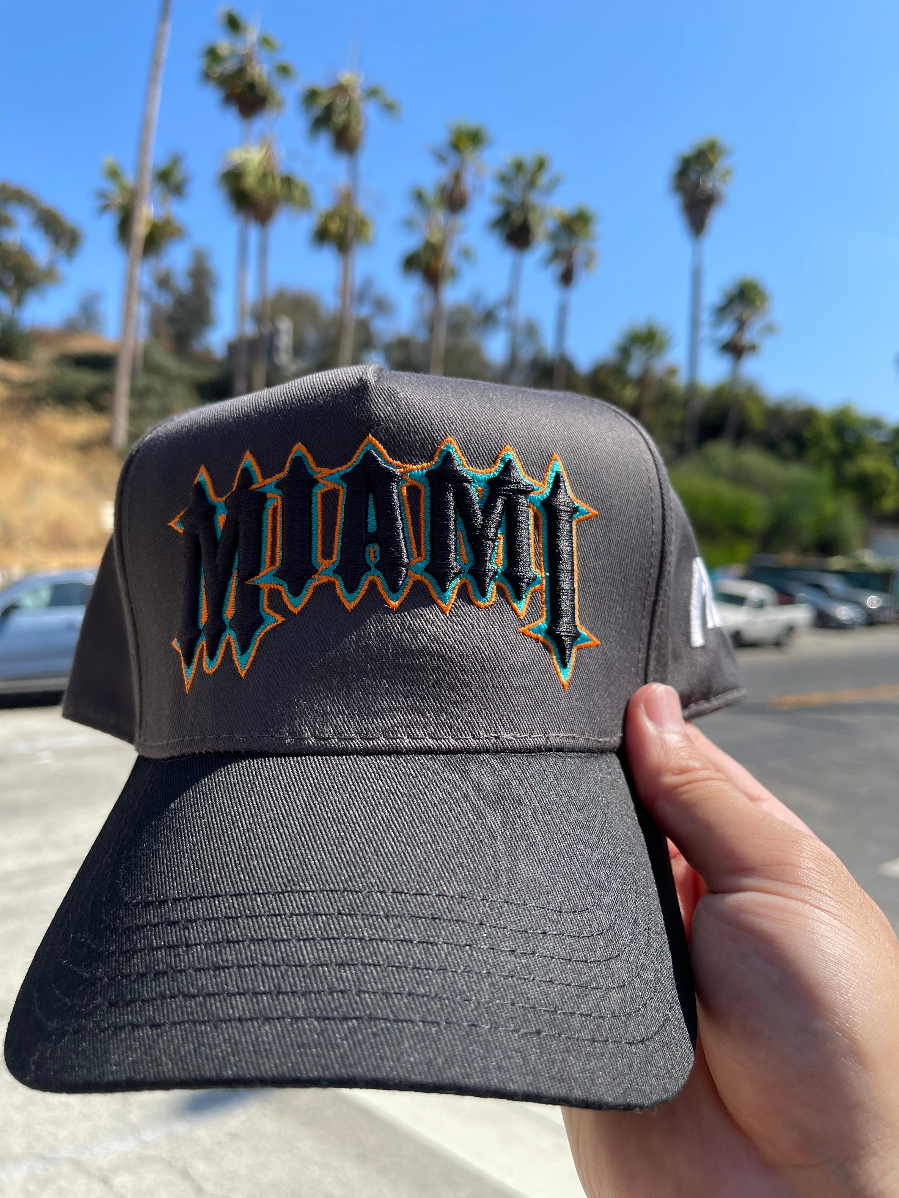 Miami Two Tone 3D Embroidered Hat