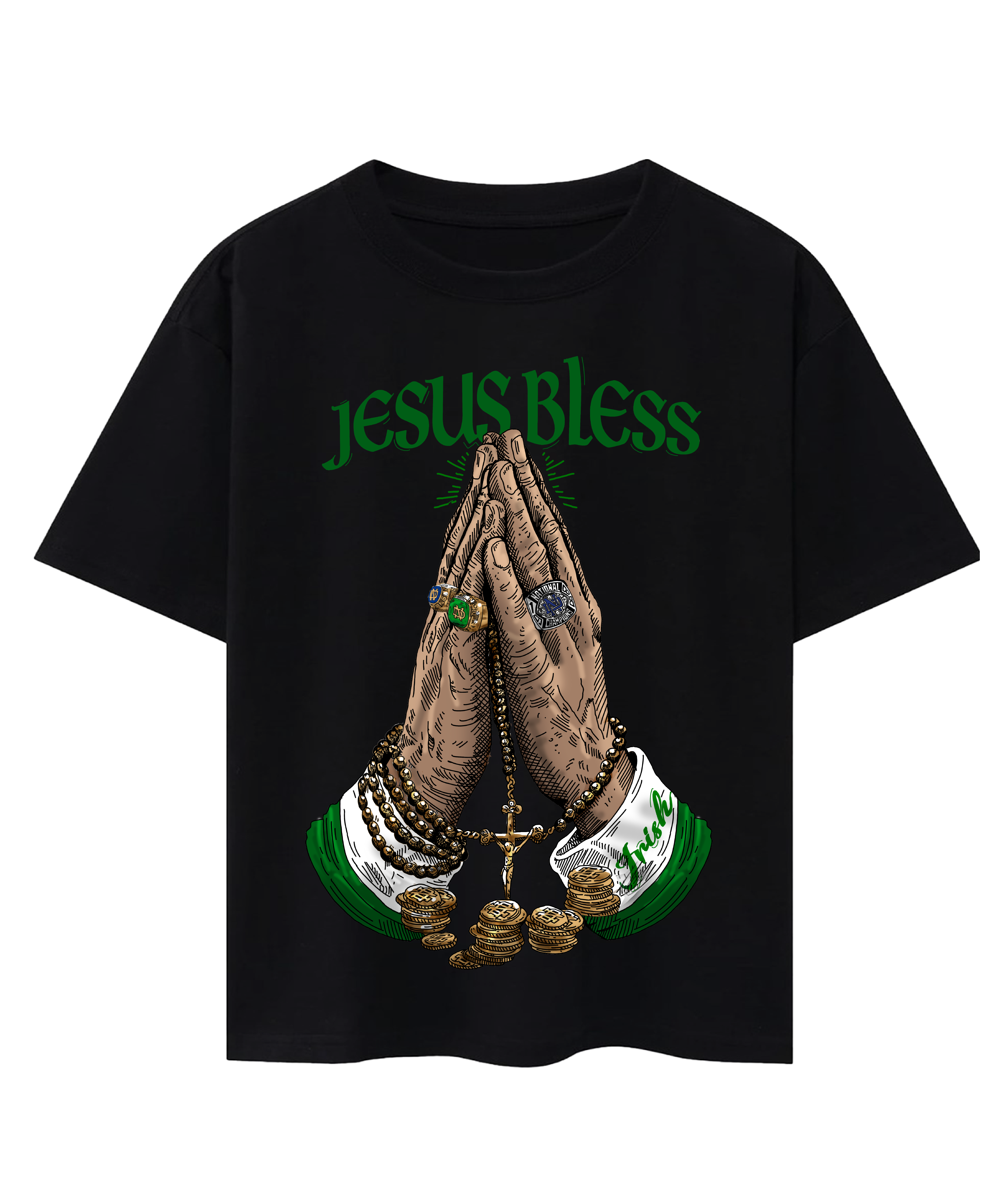 "Jesus Bless" + Prayer Hands