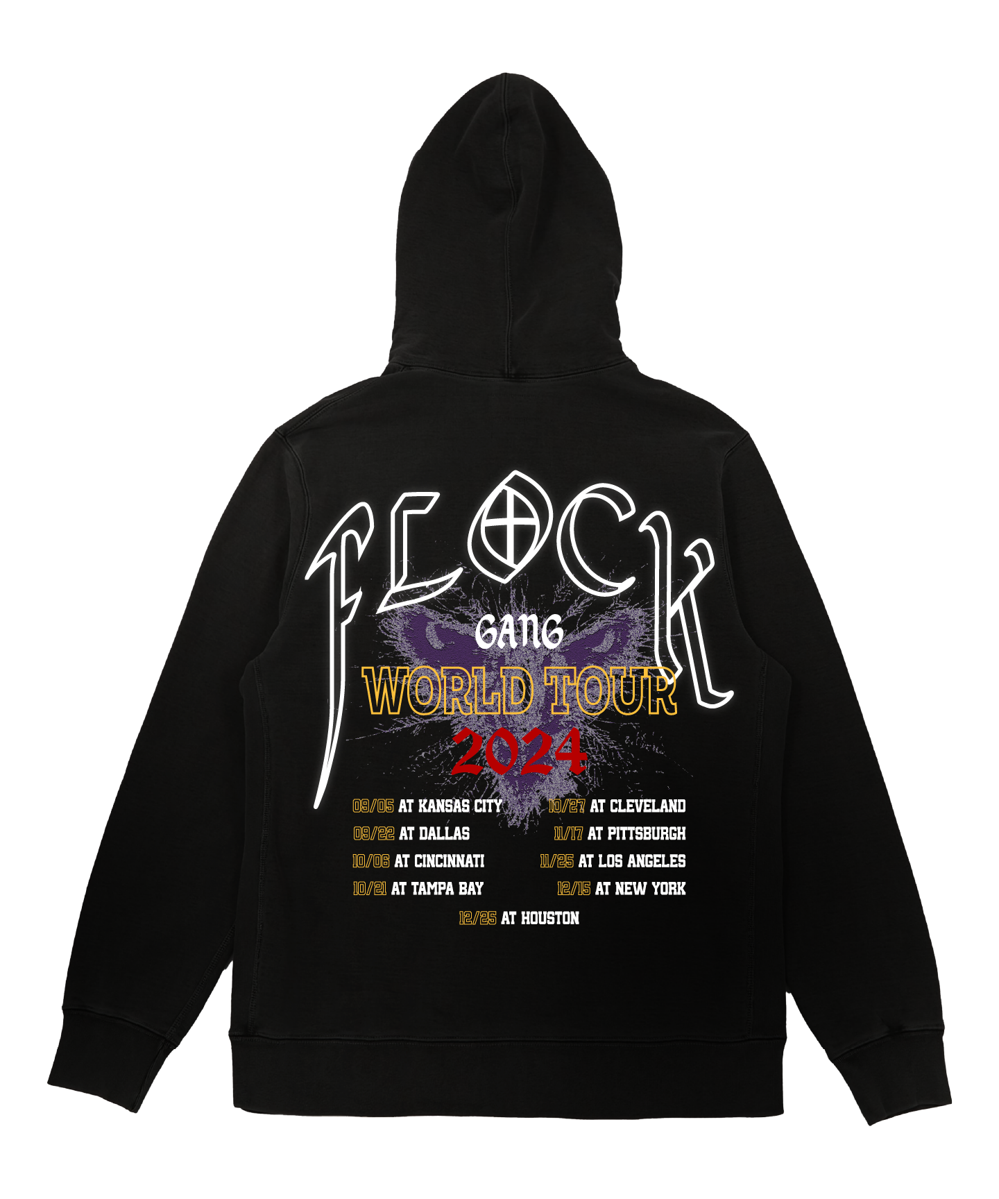 Ravens World Tour Black Hoodie