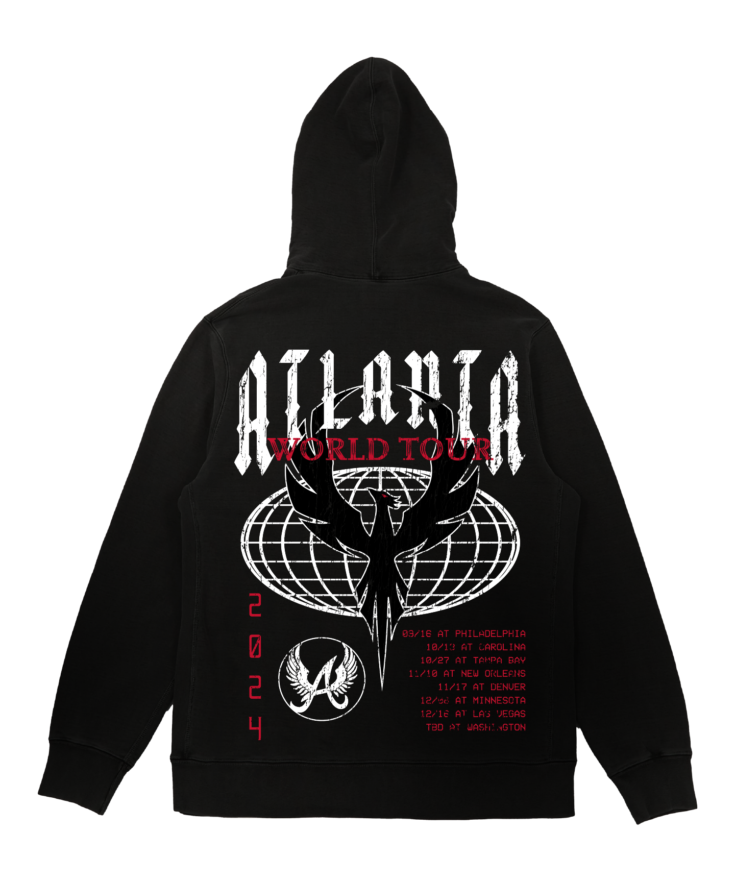 Atlanta World Tour Black Hoodie