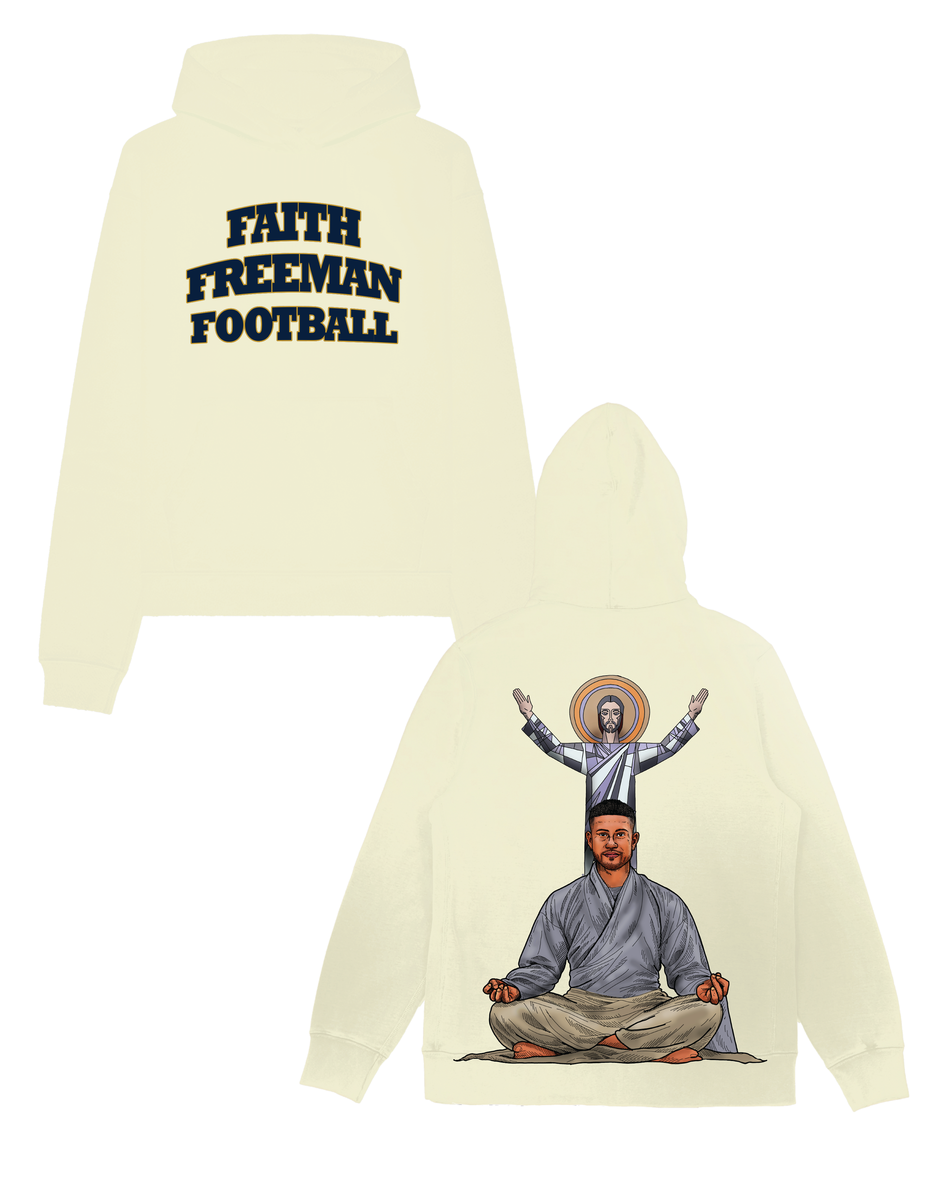 Faith. Freeman. Football. Hoodie